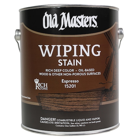 Old Masters 1 Gal Espresso Oil-Based Wiping Stain 15201